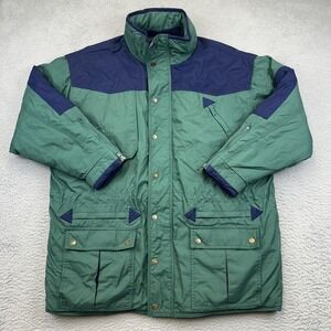 Vintage Miller's Sportific Jacket‎ Mens XL Green Blue Western Cowboy Outdoor 90s
